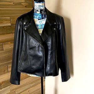 Leather jacket black